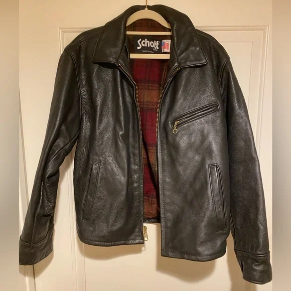 激レア】Shott N.Y.C quilting leather